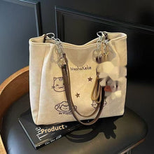 Load image into Gallery viewer, Large Canvas Tote Bag – Spacious Everyday Shoulder Bag