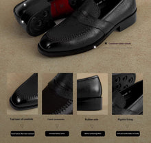 Load image into Gallery viewer, Men's Black Lace-Up Casual Shoes - Breathable Rubber Sole Comfort Sneakers