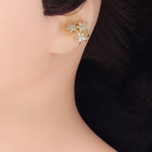 Load image into Gallery viewer, Gold flower ear cuff, Sku#LX611