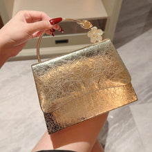 Load image into Gallery viewer, Shiny PU Leather Flap Evening Bag