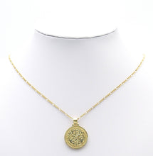 Load image into Gallery viewer, Gold Medallion Tu Teng coin Coin Charm, Sku#LX152