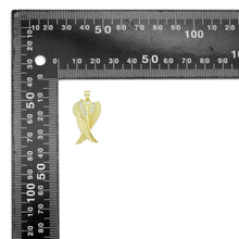 Load image into Gallery viewer, CZ Gold Angel Wings Charm Pendant, Sku#LK1176