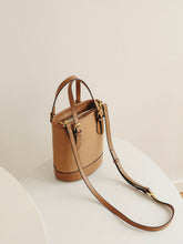 Load image into Gallery viewer, Women's PU Leather Crossbody Bag – Waterproof Color-Block Shoulder Bag for Fall &amp; Winter