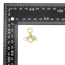 Load image into Gallery viewer, Flower Horseshoe Wishbone Charm Pendant,Sku#LD721