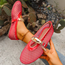 Load image into Gallery viewer, Women's Breathable Mesh Ballet Flats - Round Toe Slip-On Casual Shoes