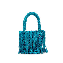 Load image into Gallery viewer, New Dual-color Amber Acrylic Cat-eye Bead Pure Hand-braided Bag