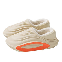 Load image into Gallery viewer, Women's Thick-Sole Waterproof Non-Slip Fleece-Lined Insulated Slip-On Shoes | Warm Winter Cotton Slippers