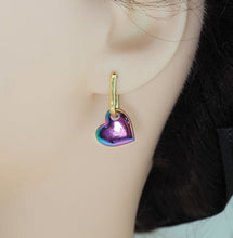 Load image into Gallery viewer, Rainbow Heart Moon Diamond Star Charm, sku# LX171