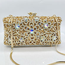 Load image into Gallery viewer, Diamond Evening Clutch Bag - Luxury Crystal Rhinestone Handbag for Wedding Party Banquet