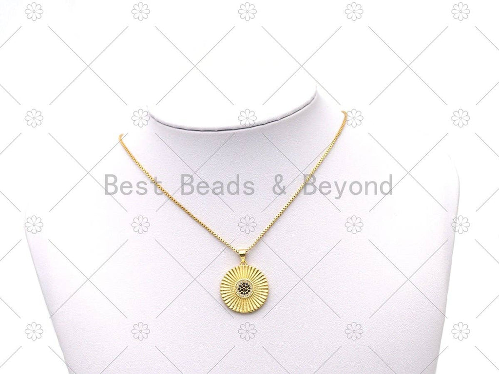 CZ Evil Eye Charm, Sku#LK561