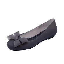 Load image into Gallery viewer, Women's Slip-On Flats with Bow Detail - Comfortable Round Toe Casual Shoes