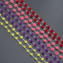 Load image into Gallery viewer, 12mm Rose Flower Beads, Sku#U2125