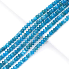 Load image into Gallery viewer, Genuine Quality Apatite Rondelle Faceted Beads, 3x5mm, Sku#U1589