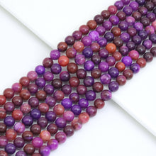 Load image into Gallery viewer, Sugilite Jade Round Smooth Beads, Sku#U2119
