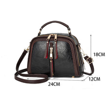 Load image into Gallery viewer, Womens Quilted Oval Crossbody Bag – Vintage Tote &amp; Shoulder Bag