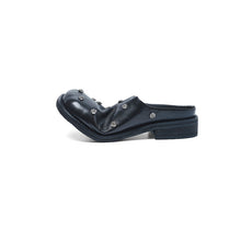 Load image into Gallery viewer, Full Grain Leather Studded Mules