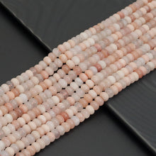 Load image into Gallery viewer, 5x8mm Smooth Rondelle Pink Aventurine Beads, Sku#U1918