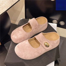 Load image into Gallery viewer, Women's Slip-On Platform Mules | Breathable Microfiber Leather Slides