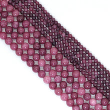 Load image into Gallery viewer, Dark Red Jade Round Smooth Beads, Sku#U2228