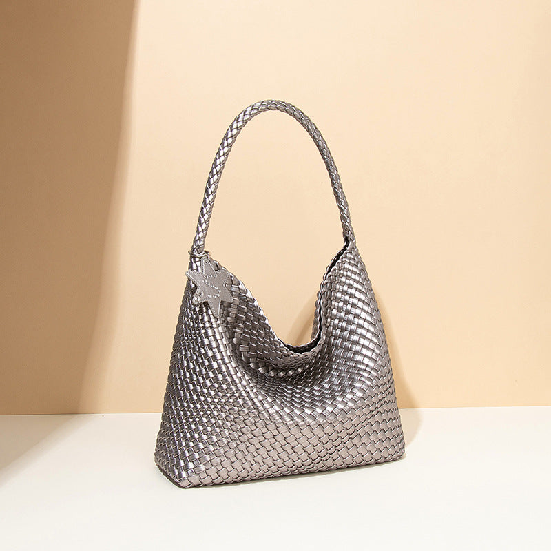 Handwoven Shoulder Bag - Women's Casual Tote Bag with Tassel Detail | Sarah Express