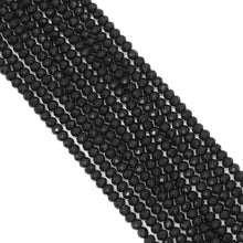 Load image into Gallery viewer, Genuine Black Tourmaline Faceted Rondelle Beads, Sku#U1661