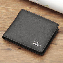 Load image into Gallery viewer, Men's Genuine Leather Bifold Wallet – Full-Grain Cowhide Short Coin Purse