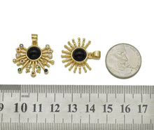 Load image into Gallery viewer, CZ Black Onyx Sunshine Charm, Sku#LK648