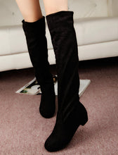 Load image into Gallery viewer, Women's Over-the-Knee Chunky Heel Boots | Korean Fashion Fall Winter Boots