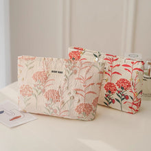 Load image into Gallery viewer, Women's Floral Makeup Clutch Bag - Portable Cosmetic Organizer Pouch | Sarah Express