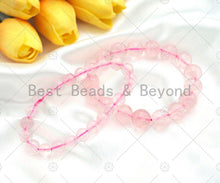 Load image into Gallery viewer, Natural Pink Rose Quartz Stretchy Bracelet