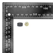 Load image into Gallery viewer, Black Clear CZ Oval Tube Space Bead, Sku#LX736