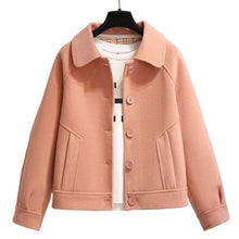 Load image into Gallery viewer, Women's Retro Fashion Short Loose Wool Coat