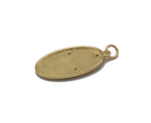 Load image into Gallery viewer, Turquoise Stone Lady On Oval Charm, Sku#L699