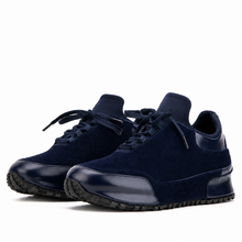 Load image into Gallery viewer, The Hudson Navy Suede Men Sneaker