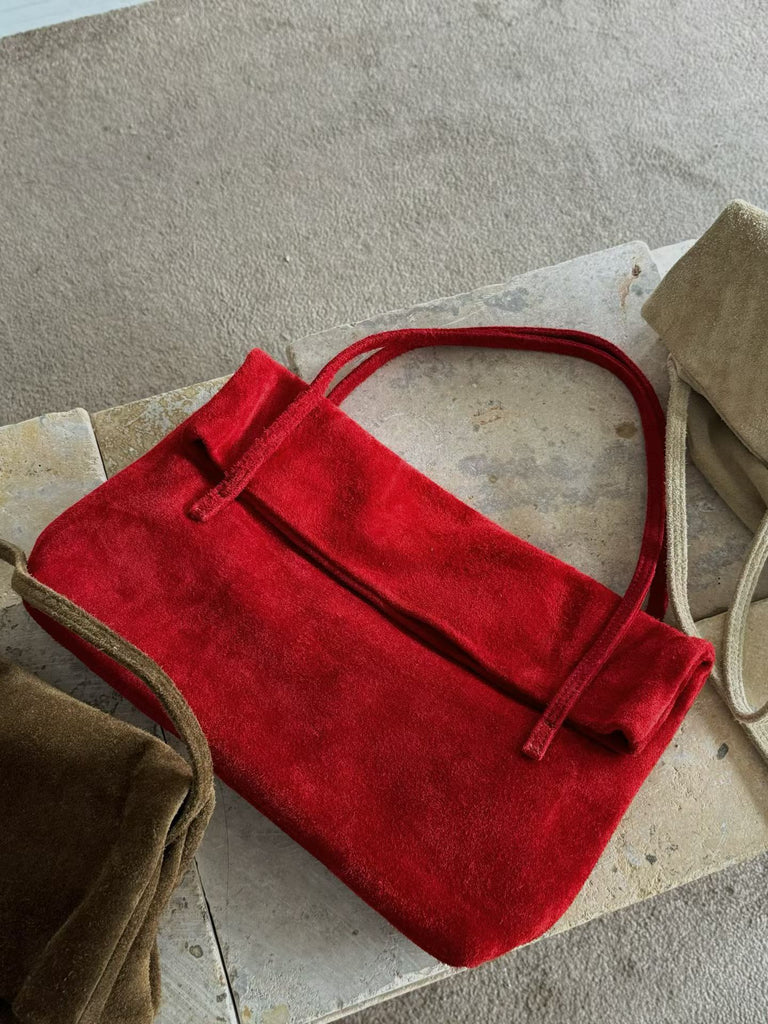 Women's Genuine Leather Shoulder Bag | Large Capacity Structured Handbag – Cowhide
