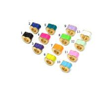 Load image into Gallery viewer, Enamel Heart Spacer Beads, Sku#G432