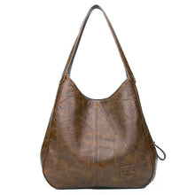 Load image into Gallery viewer, Women's Soft PU Leather Bucket Bag – Stylish Shoulder &amp; Tote Handbag