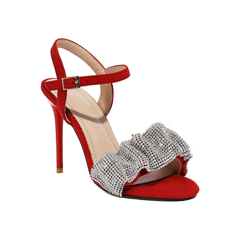 Women's Cutout Platform Sandals | Open-Toe High Heel Shoes