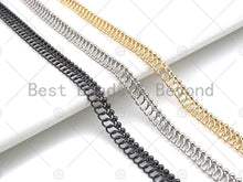 Load image into Gallery viewer, High Quality Hand Made Fancy Linked Chain, 18K Real Gold Plated Chain, Wholesale bulk Chain, 4x7mm, sku#M301