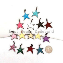 Load image into Gallery viewer, Enamel Colorful Star Charms, Enamel Oil drop Star Pendant, F593S