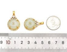 Load image into Gallery viewer, CZ Jade Charm, Sku#B161