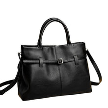 Load image into Gallery viewer, Women's Genuine Leather Tote Handbag – Large Capacity Shoulder Bag with Chain Strap