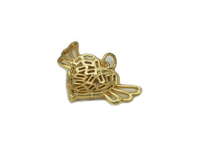 Load image into Gallery viewer, Baguette CZ Heart With Wings Charm, Sku#LK605