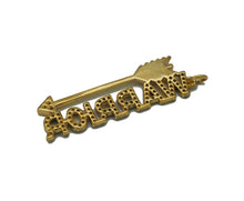 Load image into Gallery viewer, CZ Warrior Words with  Arrows Charm, Sku#F1483