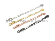 Load image into Gallery viewer, 5pc  Lobster Clasps with extention Chain, sku#A98