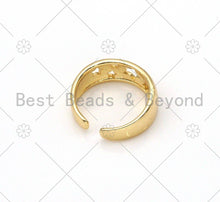 Load image into Gallery viewer, Hollow Out Star Shape Adjustable Ring,Sku#X213