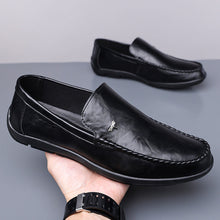 Load image into Gallery viewer, Men's Genuine Leather Slip-On Loafers | Breathable Suede Casual Shoes with Non-Slip Rubber Sole