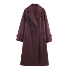 Load image into Gallery viewer, Womens Loose Elegant And Minimalist Long Coat