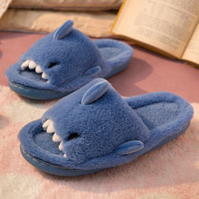 Load image into Gallery viewer, Unisex Shark Slippers | Fluffy Faux Fur House Shoes for Women &amp; Men