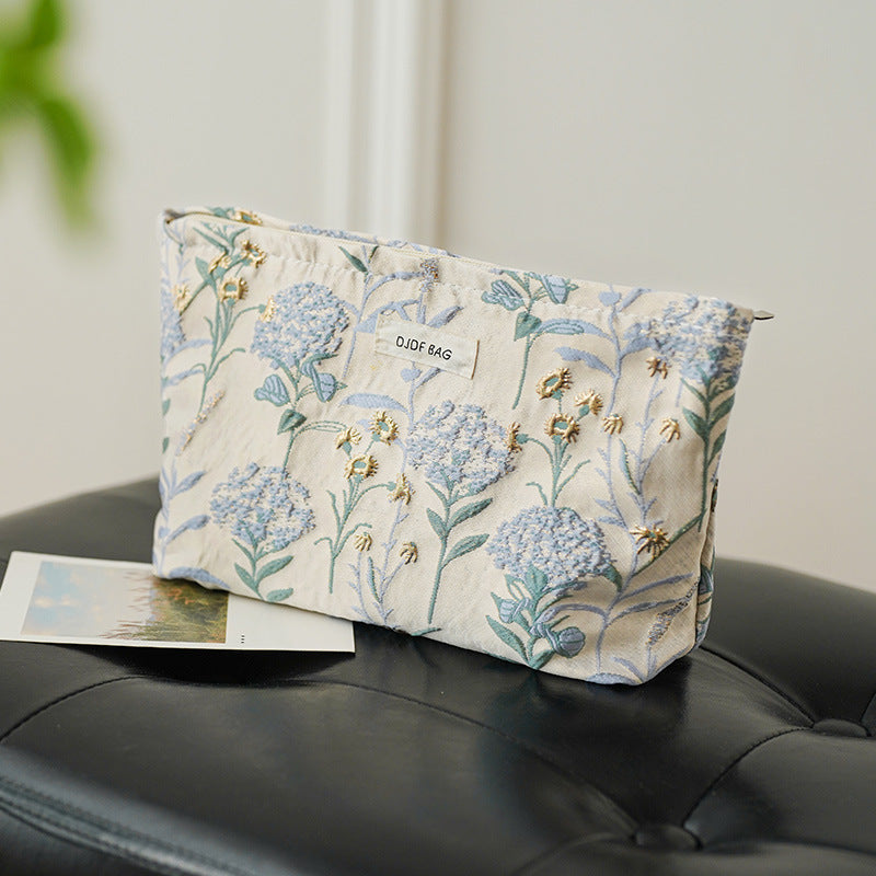 Women's Floral Makeup Clutch Bag - Portable Cosmetic Organizer Pouch | Sarah Express